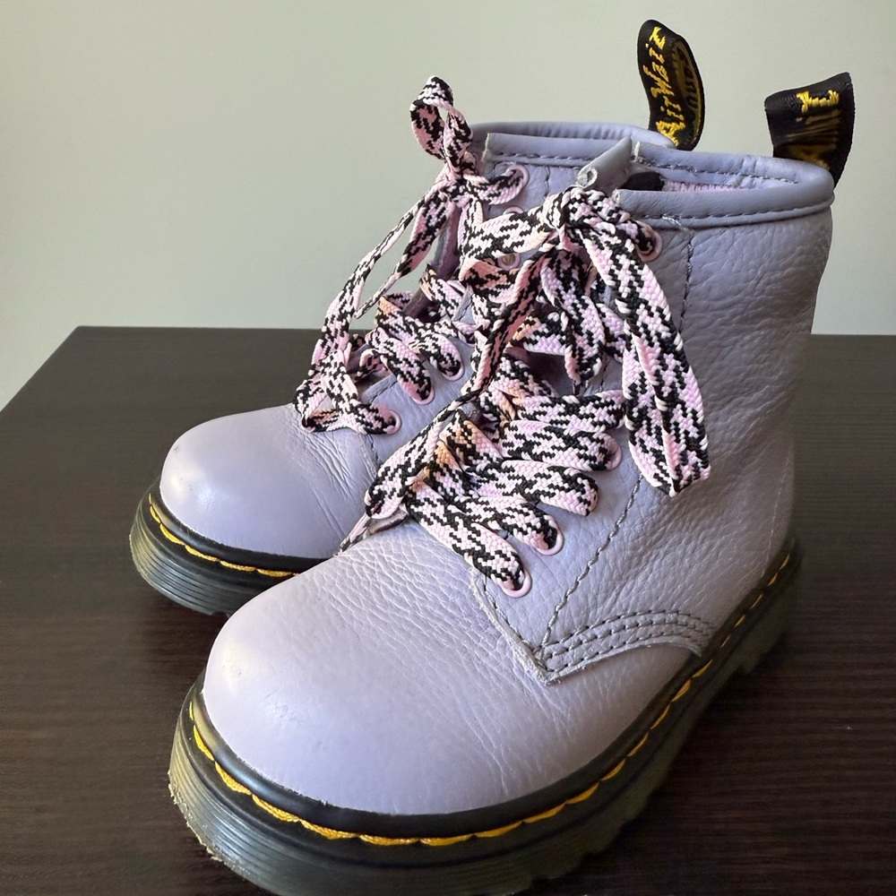 Dr. Martens Kids Lavender Boots